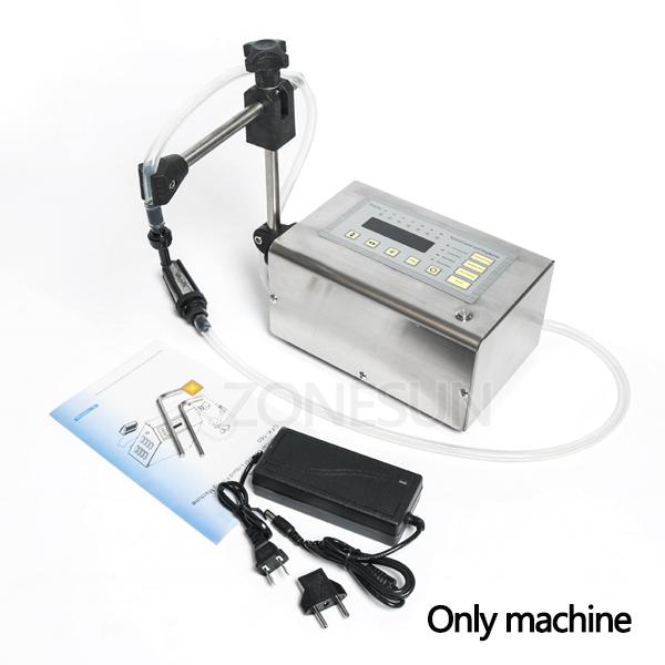 

ZONESUN ZS-GFK180 Single Head Digital Diaphragm Pump Filling Machine Juice Mineral Water Bottle standard set 110 volts