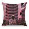 Wish Pillowcase Astronaut Planet Linen Pillow Cushion Cover