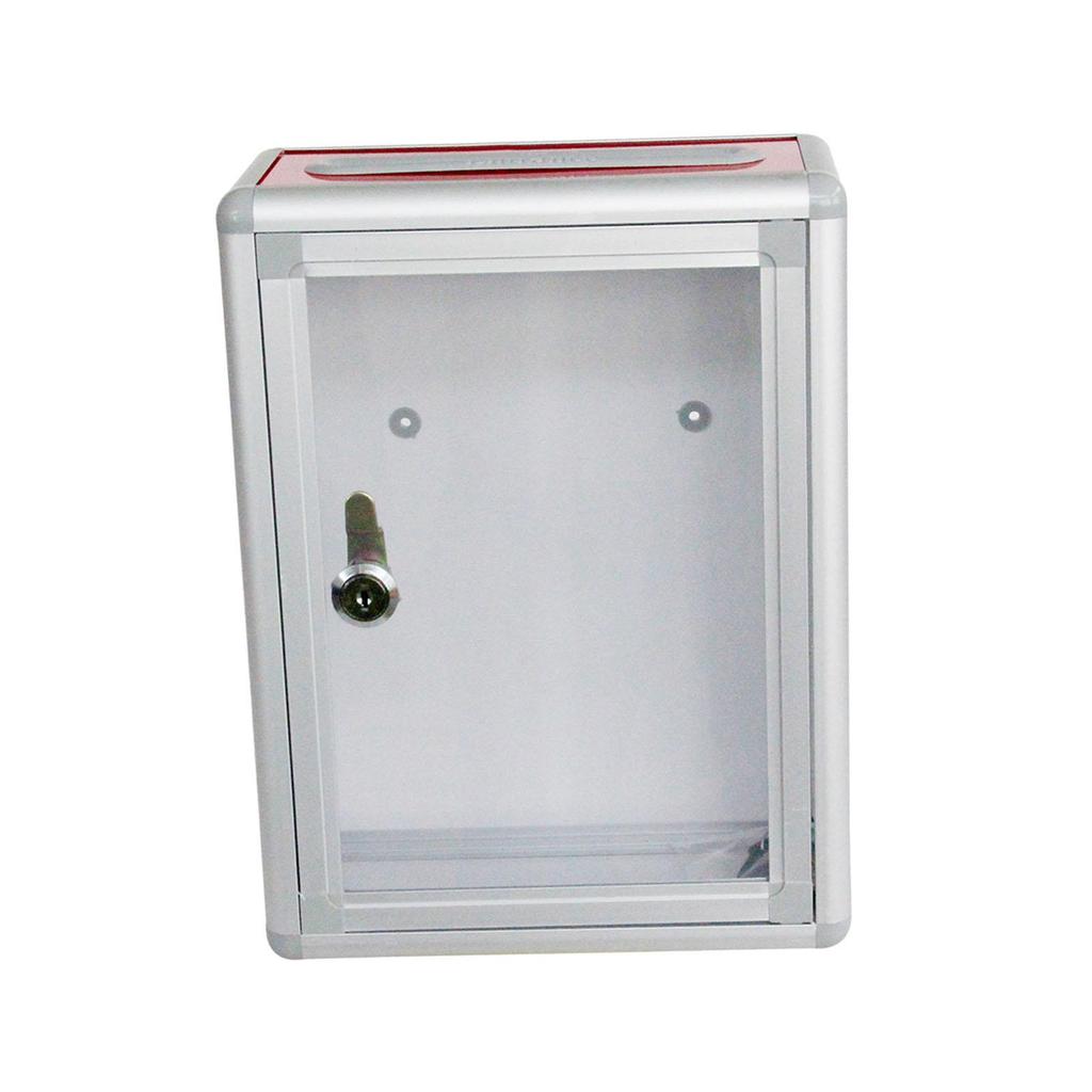 Suggestion Box with Lock Ballot Box Easy Installation Craftsmanship Charity Collection Donation Box for School Voting Contest