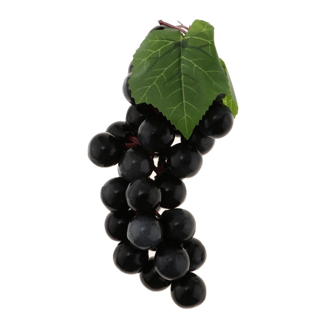 Artificial Plastic Grapes Bunch Fruits Home Kitchen Cabinet Party Decor 15cm 28cm