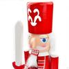 25cm Christmas Nutcracker Ornament Hand Painted Crafts Figures Wooden