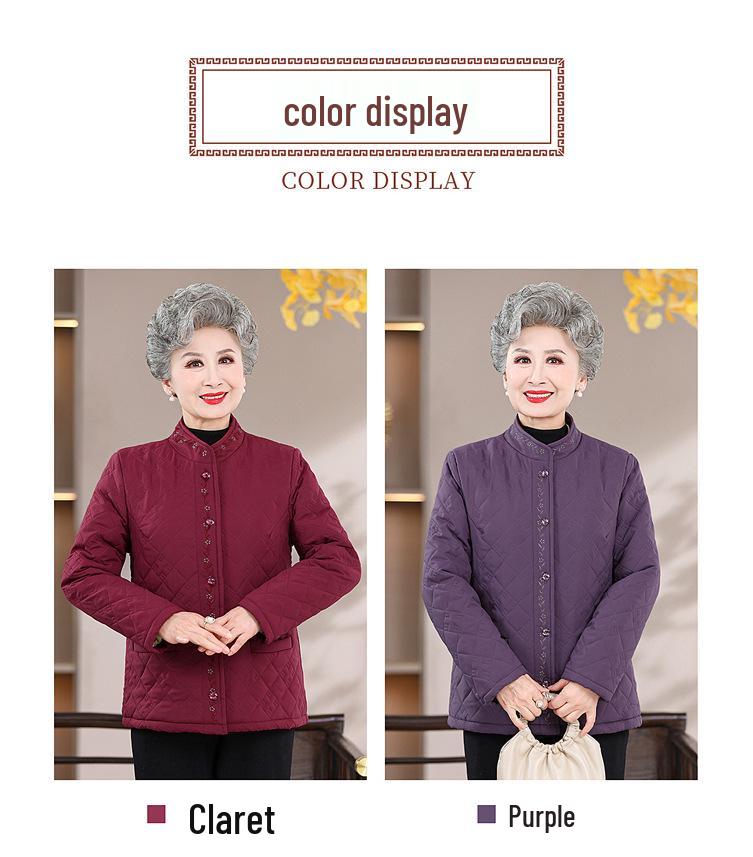 Damen Übergröße Fleecegefütterte Ärmellose Jacke - Warme Baumwollweste für Senioren für Herbst/Winter