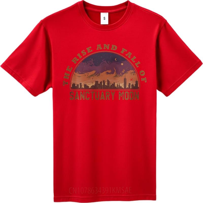 Streetwear Summer Boys T Shirt The Rise And Fall Of Sanctuary Moon Short Sleeve Solid Color ONeck Tshirt Brand Teeshirt S