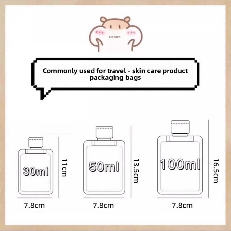 Travel Cosmetics Portable Decanting Pouch