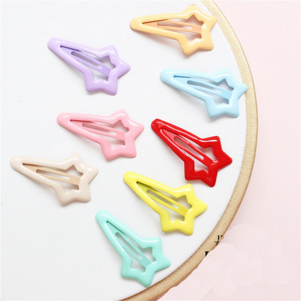 30pcs Children's Pentagram Hair Clip BB Clip Female Hairpin Daily Hair Accessory For Girls Women  Hair Accessories for Kids Girl