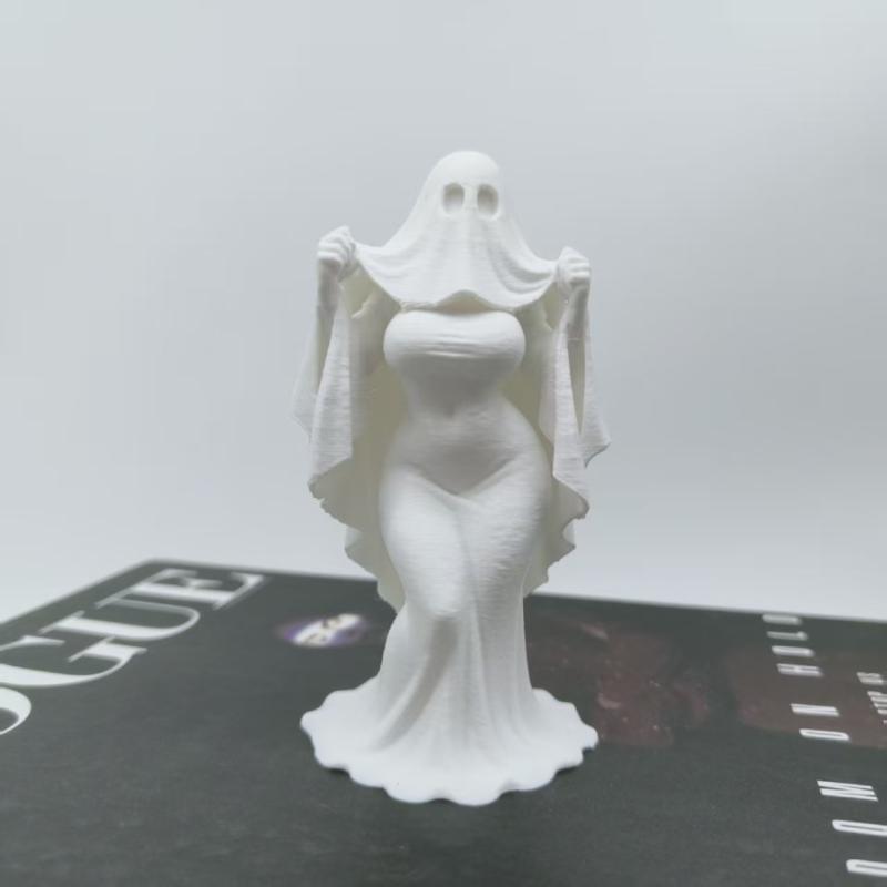 1Pcs Halloween Gothic Brides Wedding Decor Ghost Mother Statue Ornament Creative Skirt Design Office Desk Decoration