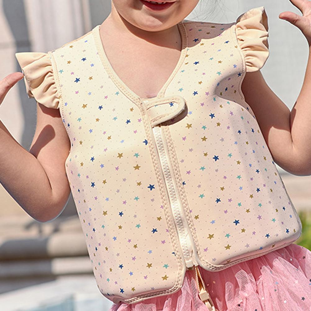 Toddlers Swim Vest Cartoon Kids Life Vest Swimming Aid Buoyancy Clothing Floating Swimsuit Trainer Life Jacket for Swimming Pool