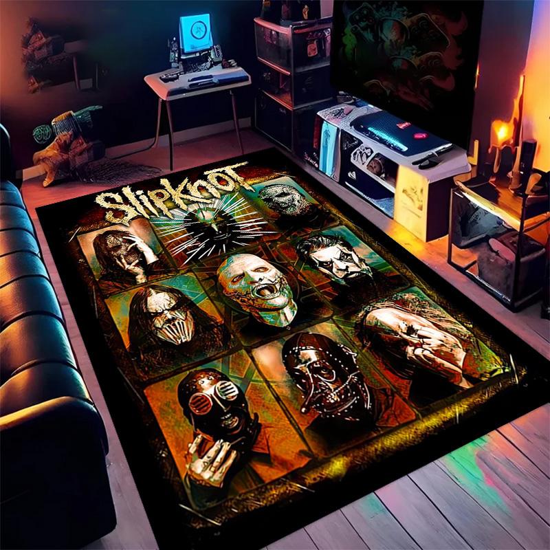 Slipknot: Rebellion carpet Doormat Living room and bedroom mats Bathroom mat Fashion Protective pad