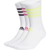 3-Stripes Cushioned Crew Socks 3 Pairs 'white' Men's GQ5979