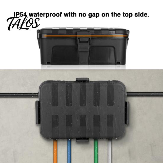 Weather-resistant Power Strip Cover Box Extra Large Outdoor Electrical Weather Resistant IP54 Extension Cord Organizer Waterproof Multipurpose Storage