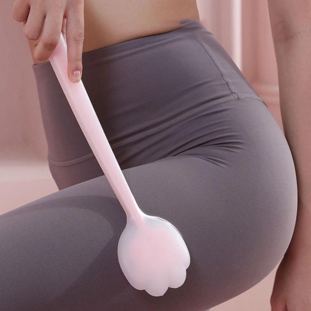 Long Handle Silicone Tapping Plate Meridian Beat Body Massager Beating Massage Bat  Workers
