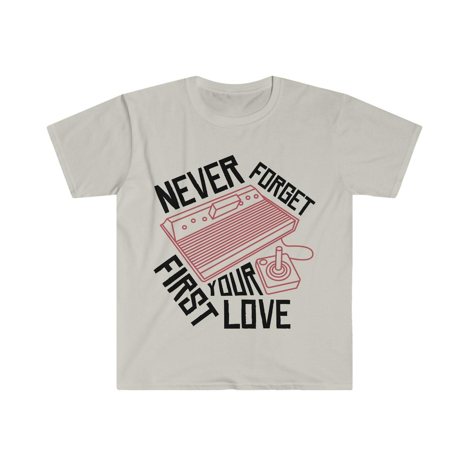 Never forget your first love Unisex Softstyle T-Shirt S