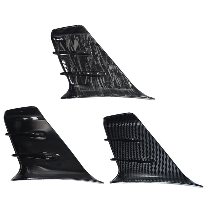 Motorrad Aerodynamische Seitenflügel Spoiler Universal ABS Verkleidung Flügel Deflektor Mehrfarbig für Street Bikes