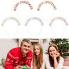 Fashion Women Ladies Princess Crown MERRY CHRISTMAS Headband Party Tiara Xmas Headpiece Hair Hoop