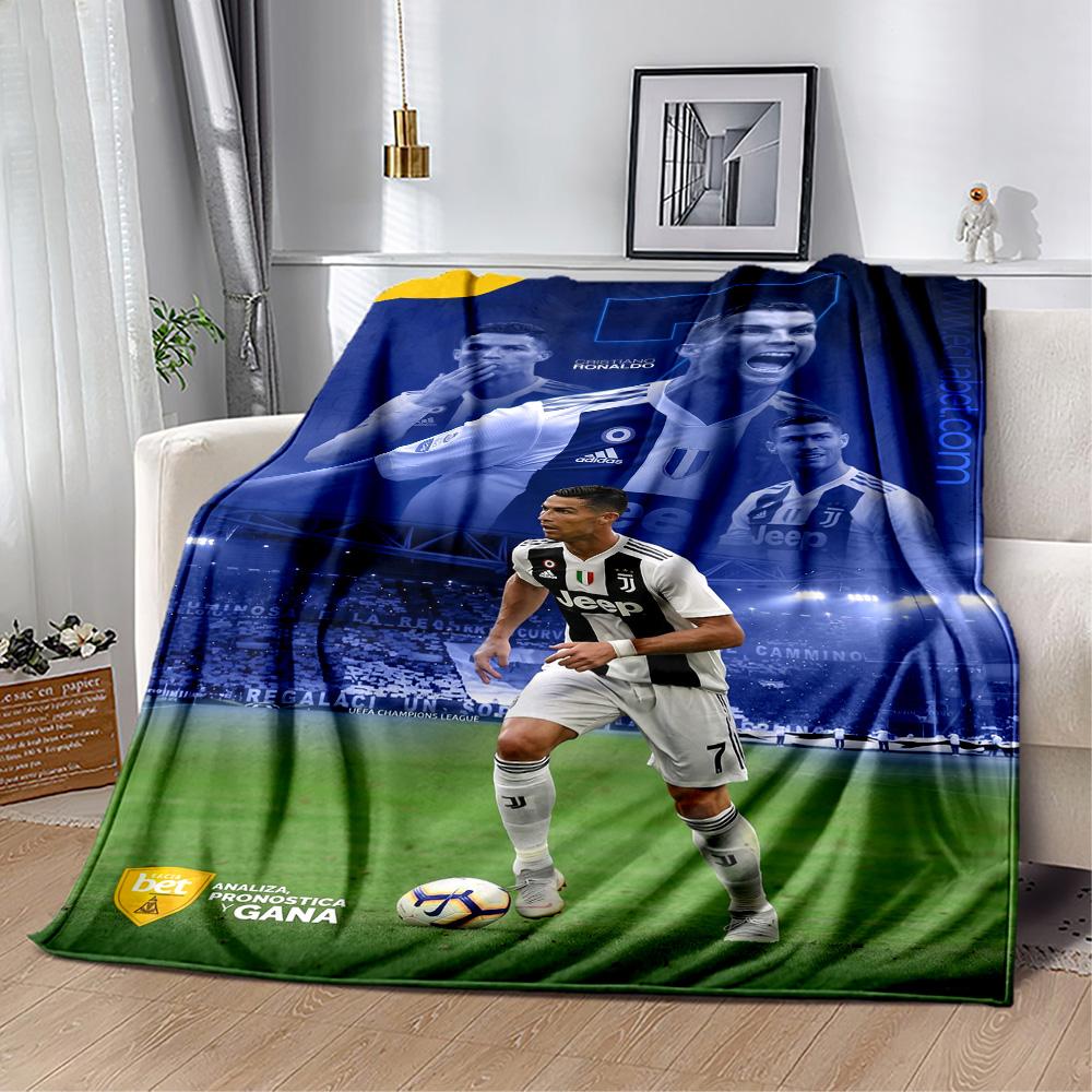 Ronaldo's Juventus Celebration Blanket Warmthful Decor Perfect for Picnics Chair Office Four Seasons Universal Stylish Decor