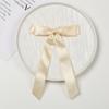 Baby Girls Bowknot Clip Headwear Hair Accessories Solid Color Elegance Headwear Hairpins Advanced Princess duckbill clip Hair clip