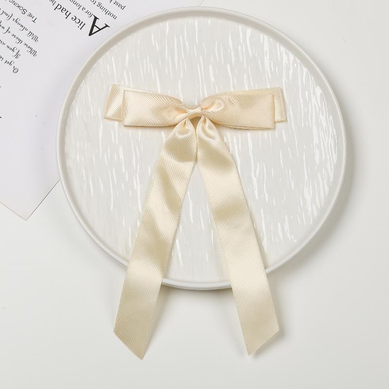 Baby Girls Bowknot Clip Headwear Hair Accessories Solid Color Elegance Headwear Hairpins Advanced Princess duckbill clip Hair clip