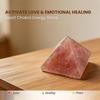 Mehrwert Natürliche Rosenquarz-Pyramide zum Anziehen von Liebe, Ehebeziehung & Eheverzögerung Vastu Feng Shui (Größe 2 Zoll, Rosa)