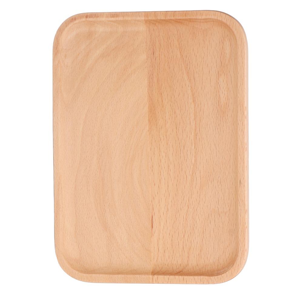Flat Smooth Serving Tray Regular Rectangular Storage Tray Household Drink Tray Fruit SnackLayout