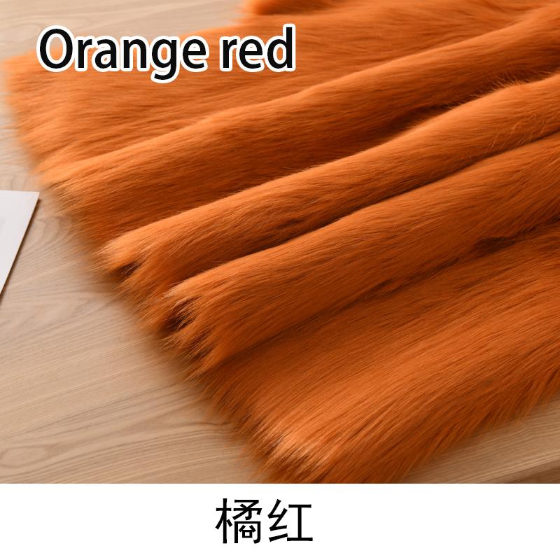 5cm Wool Length 180cm Wide High-grade Imitation Fox Hair Plush Fabric Carpet Fur Clothing Animal Fursuit Hair DIY Sewing Fabric