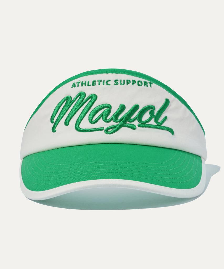 MAYOL Color Block Lettering Sun Cap_Green