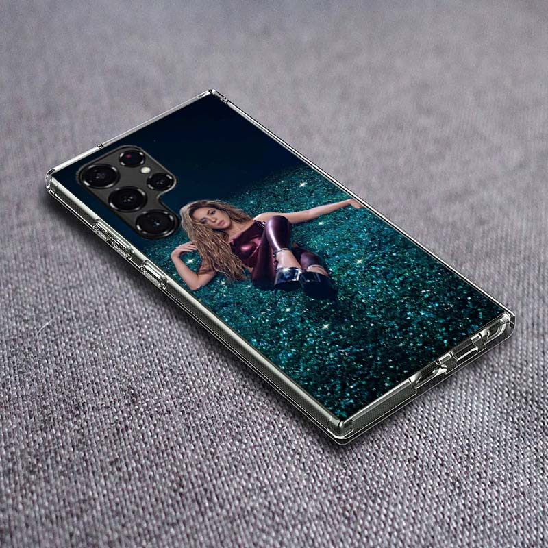 S-Shakira Singer Phone Case For Samsung Galaxy S24 S23 S21 S20 FE S22 S26 Ultra S25 Edge S10 Plus Cover Clear TPU Capa Shell Coq