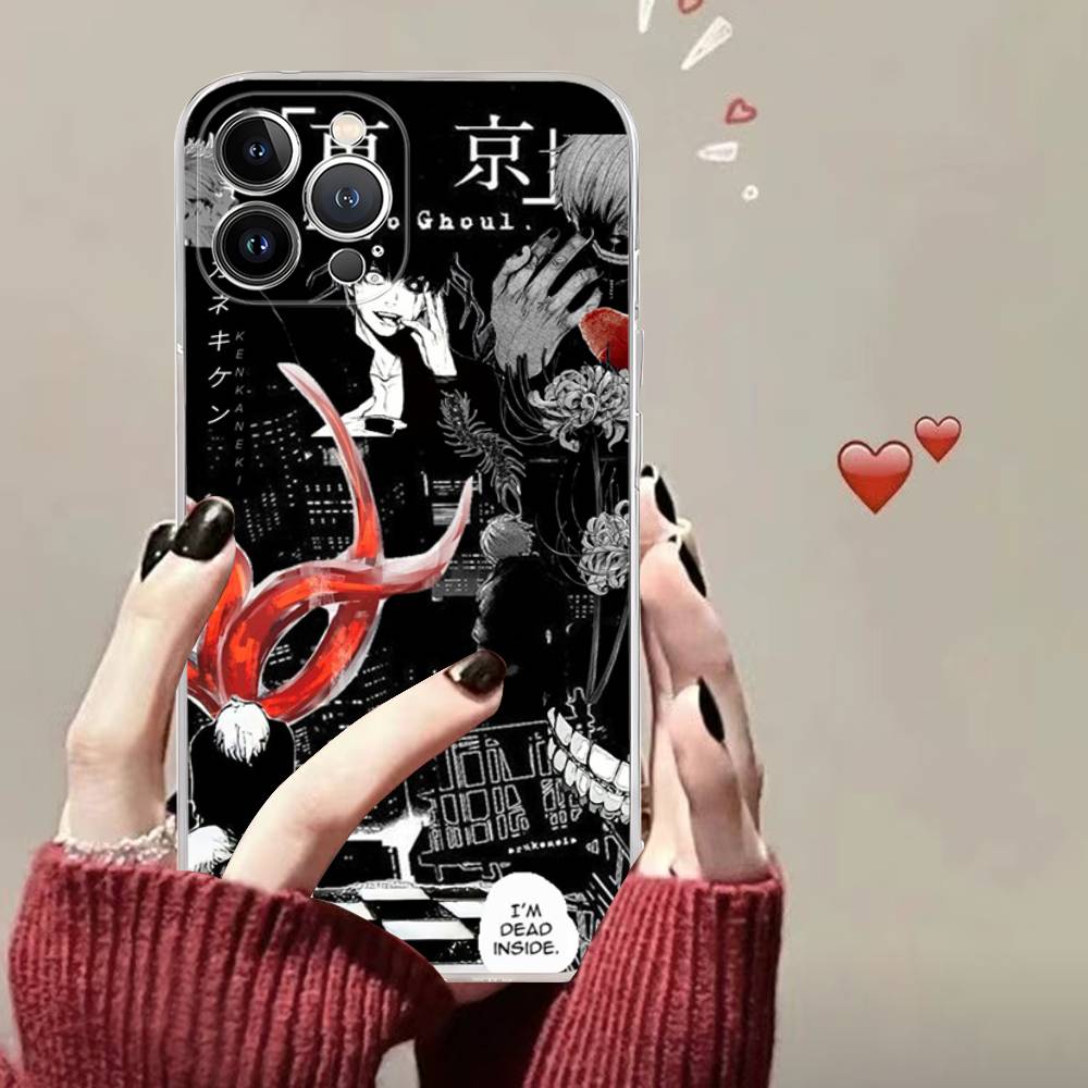 T-Tokyo G-Ghoul Classic Anime For iPhone 17 16 15 14 13 12 11 Pro Max Plus Mini Funda For Transparent Cover