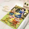 Custom 1Pc Snow White Seven Dwarfs Rug Office Carpet Indoor Outdoor Entrance Doormat Nonslip Soft And Comfortable Living Room D916251