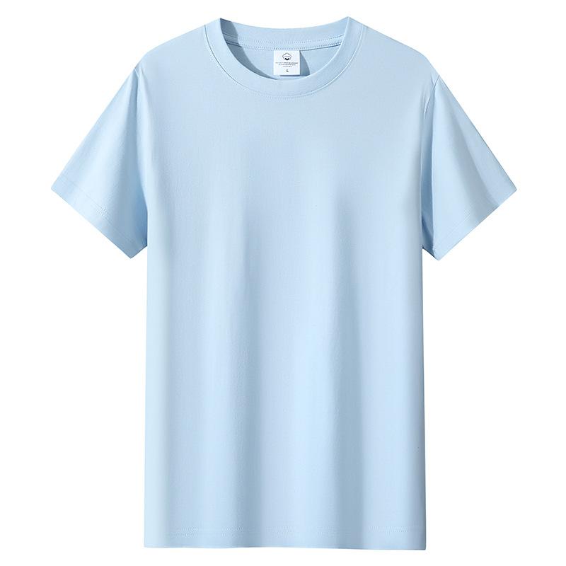 QICED Men's Fashion Casual Summer Spring O-Neck Short Sleeve Blouses & Shirts Casual Chic