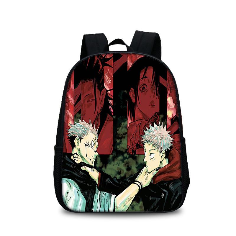 Jujutsu Kaisen Backpack With Polyester Material And Spacious Design For Students And Daily Use
