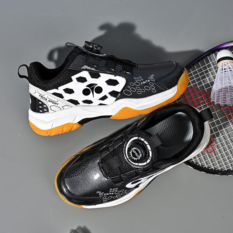 Kids Shoes Unisex Kids Low-Cut Badminton Shoes Indoor Outdoor Sports Rubber Sole Training Sneakers