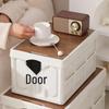 Foldable Outdoor Camping Storage Box with Wooden Lid
