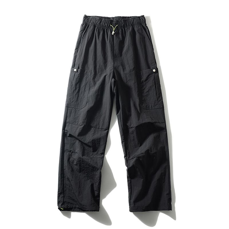 American Outdoor Quick-Drying Mountain Functional Paratrooper Overalls Men s Thin Loose Pants Foreign Trade Men s Trousers Casual Trousers Black XL