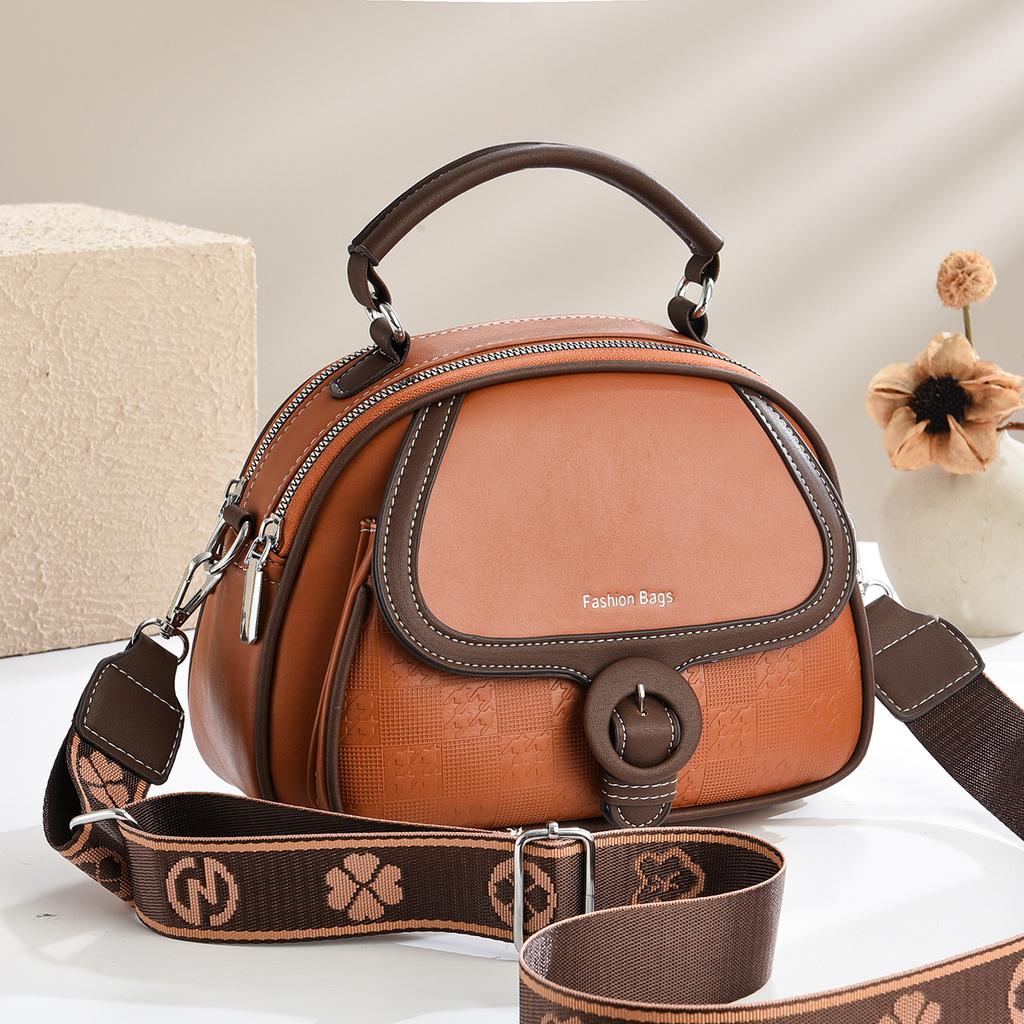 Summer new temperament handbag color matching messenger bag casual simple women's shoulder bag