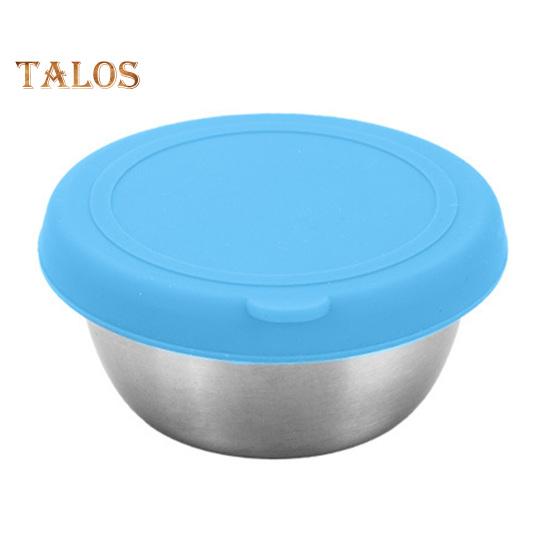 Confezione da 3 contenitori per snack in silicone con