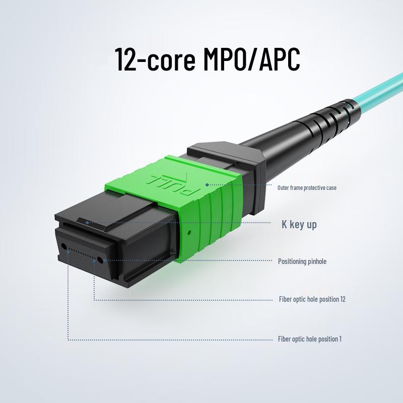 Nokoxin MPO Multimode Fiber Patch Cable