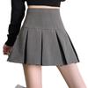 Autumn 2026 Korean Style High-Waisted Pleated A-Line Skirt