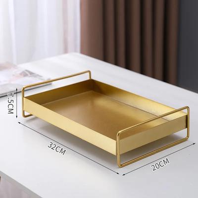 1 Nordic Style Metal Tray, Suitable for Entering Homes, Bathrooms, Living Rooms, Bedrooms, and Holiday Gifts