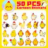 50 Liebe Huhn Familie Aufkleber Kinder Zeichentrick Belohnungsaufkleber Küken Auferstehung Feiertagsgeschenke Aufkleber