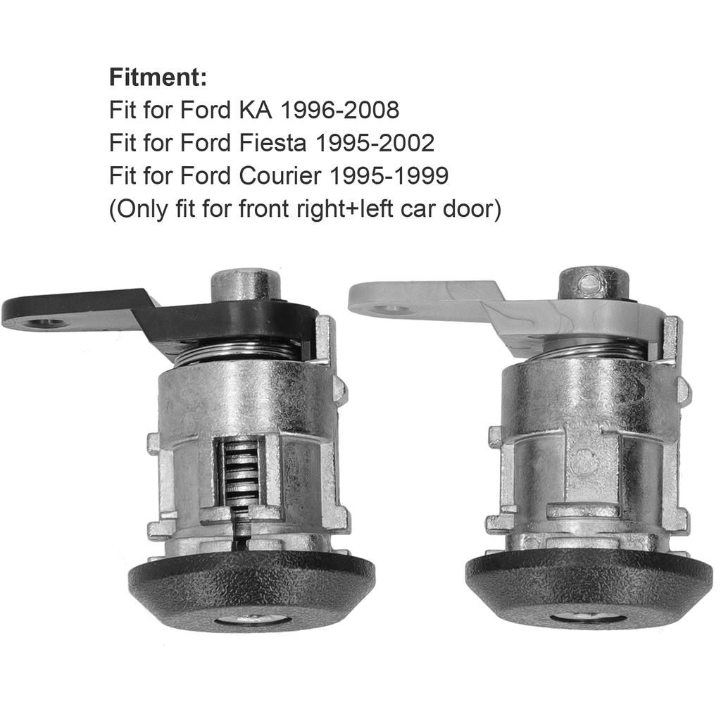 Auto Zylinder Links/Rechts Für Courier/Fiesta/KA Mit 2 Schlüsseln Ersatzschloss-Set Schlosserwerkzeuge Schlösser Zubehör