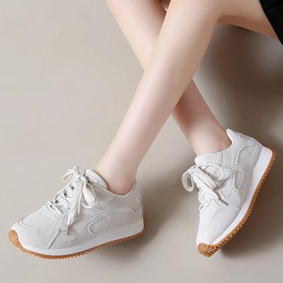 Mode 2025 Neue Damenschuhe Schnürschuhe Damen Vulkanisierte Schuhe Mode Mesh Heißer Verkauf Outdoor Rutschfest Lässige Atmungsaktive Sneaker