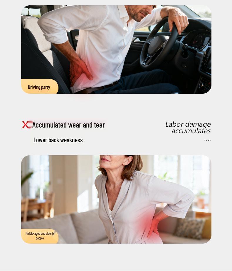 Smart Hot Compress Waist & Abdomen Massager with Airbag Vibration