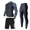 Men's Full Body Rash Guard Swimsuit Set