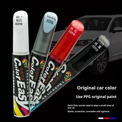Caneta de retoque para reparo de arranhões de carro de 12 ml, fácil de usar, tamanho compacto, portátil, automóvel