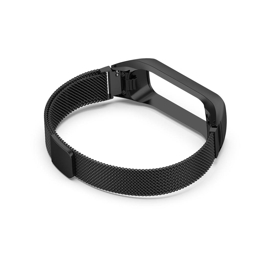 Milanaise-Armband für Samsung Galaxy Fit2 SM-R220, Edelstahlarmband