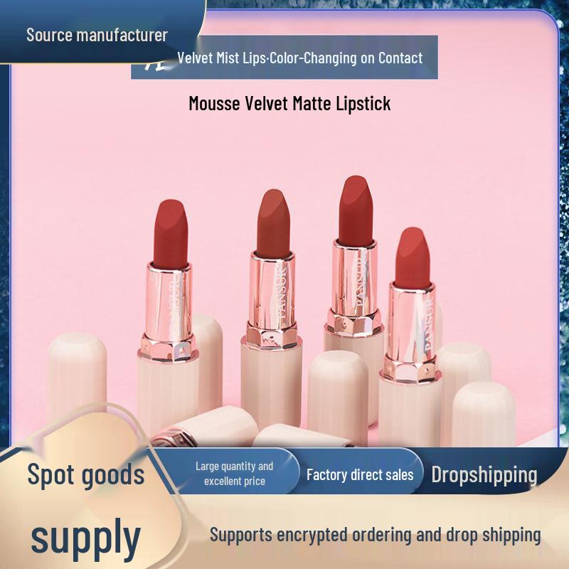 Velvet Matte Hydrating Lipstick: Long-lasting, Moisturizing & Easy to Apply
