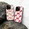 Bowknot Phone Case For iPhone 17,16,15,14,13,12,11 Plus,Pro Max,XS,Colorful Silver Phone Case Funda Cover