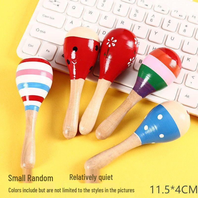 

Large Wooden Sand Shaker: Early Education Percussion Instrument for Infants and Toddlers