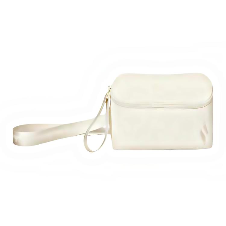 Skechers Solid Color Simple Zipper Closure Fabric Crossbody Shoulder Bag Unisex Bags Cloud-White L324U130-00BU Cloud White