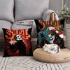 Rock Band Pillow Covers G-GhostS Band Cartoon Pillow Case Home Decor Throw For Sofa Bed Car Room Decor Gift Idea